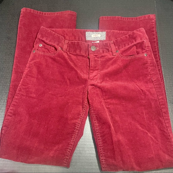 Pristine & Gorgeous J Crew 4 short burgundy cords Rich & stunning color FIRM$$ - Picture 1 of 8
